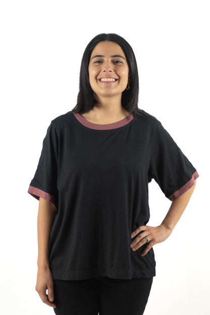 Polera Delmi | Manga Corta | Mujer