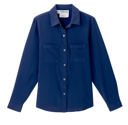 Blusa mujer manga larga con botones magnéticos