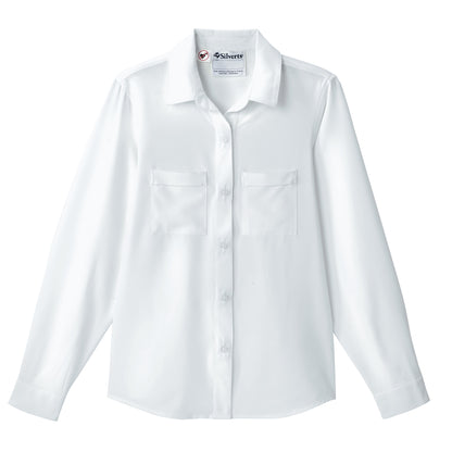 Blusa mujer manga larga con botones magnéticos